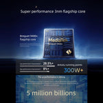 Realme GT7, 16 GB + 256 GB, 6,8 Zoll, Android 15 / Realme UI 6.0, MediaTek Dimensity 9400+ Octa-Core-Prozessor, NFC, 5G-Netzwerk, Google Play-Unterstützung, 16 GB + 256 GB