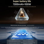 Realme GT7, 16 GB + 512 GB, 6,8 Zoll, Android 15 / Realme UI 6.0, MediaTek Dimensity 9400+ Octa-Core-Prozessor, NFC, 5G-Netzwerk, Google Play-Unterstützung, 16 GB + 512 GB