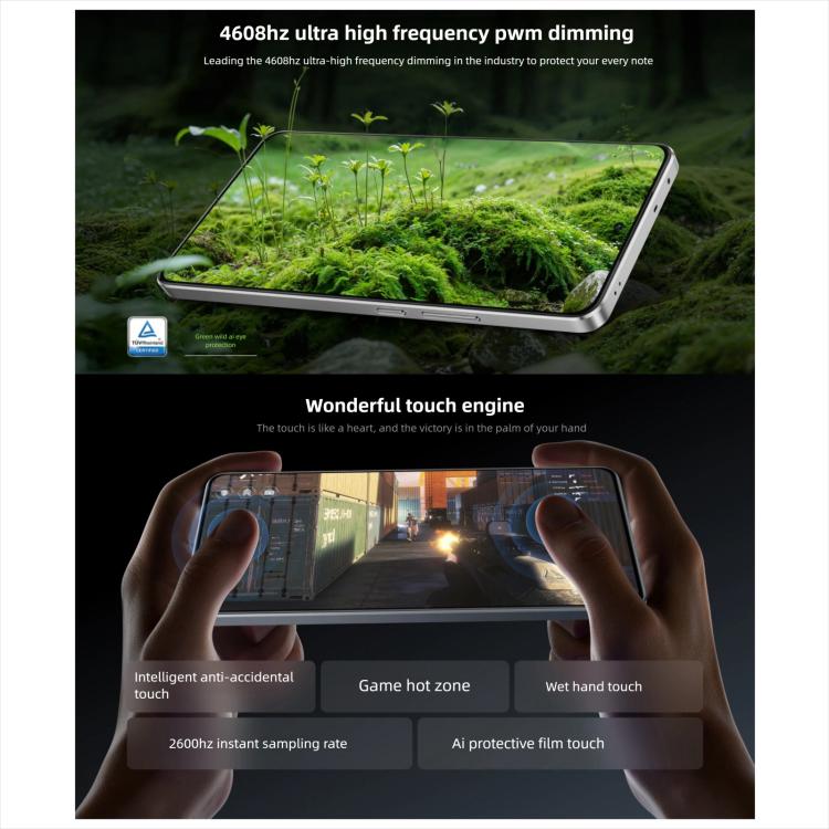 Realme Neo7 Turbo, 12 GB + 512 GB, 6,8 Zoll, Android 15 / Realme UI 6.0, MediaTek Dimensity 9400e Octa-Core-Prozessor, NFC, 5G-Netzwerk, Google Play-Unterstützung, 12 GB + 512 GB