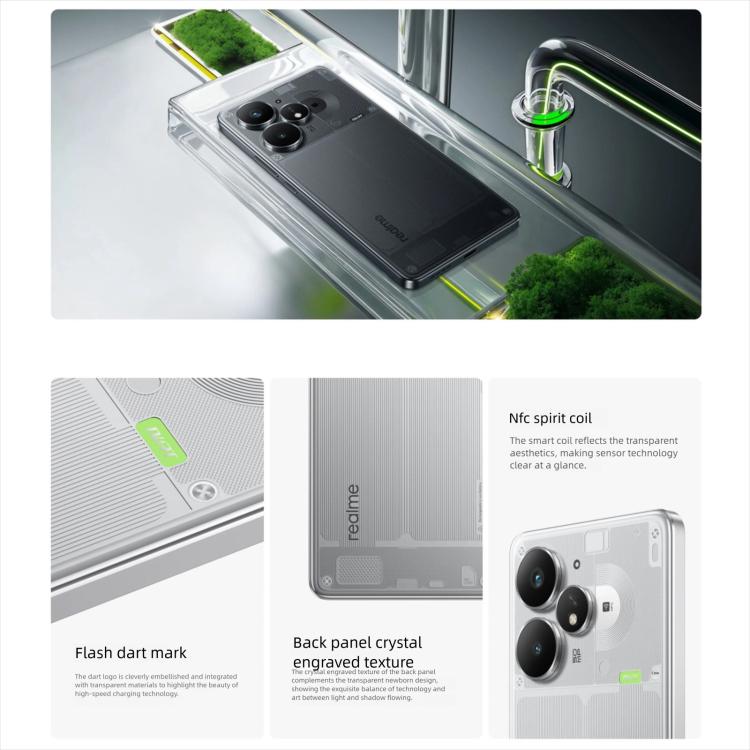 Realme Neo7 Turbo, 12GB+256GB, 6.8 inch Android 15 / Realme UI 6.0 MediaTek Dimensity 9400e Octa Core, NFC, Network: 5G, Support Google Play, 16GB+256GB