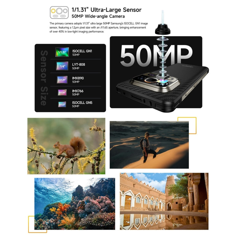 Ulefone Armor 25T Rugged Phone, 6GB+256GB, Thermal Imaging, 6.78 inch Android 14 MediaTek Helio G99 Octa Core, Network: 4G, NFC, OTG, Armor 25T