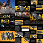 Blackview BL7000 Rugged Phone, 8 GB + 256 GB, 6,78 Zoll, Android 15, MediaTek Dimensity 6300 Octa-Core, Netzwerk: 5G, NFC, OTG