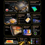 هاتف بلاكفيو BL7000 مقاوم، 8GB+256GB، شاشة 6.78 بوصة، أندرويد 15، معالج ميديا تيك Dimensity 6300 ثماني النواة، شبكة 5G، NFC، OTG، 8GB+256GB