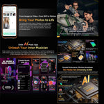 Blackview BL7000 Rugged Phone, 8 GB + 256 GB, 6,78 Zoll, Android 15, MediaTek Dimensity 6300 Octa-Core, Netzwerk: 5G, NFC, OTG