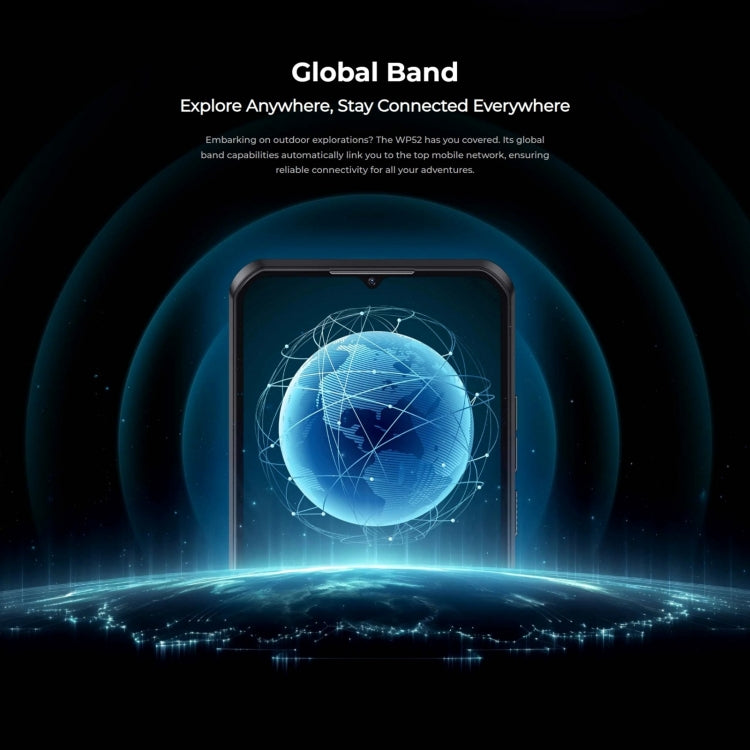 Oukitel WP52 5G Rugged Phone, 4GB+256GB, 6.6 inch Android 14.0 MediaTek Dimensity 6100+ Octa-core 3.0GHz, NFC, OTG, Network: 5G, WP52