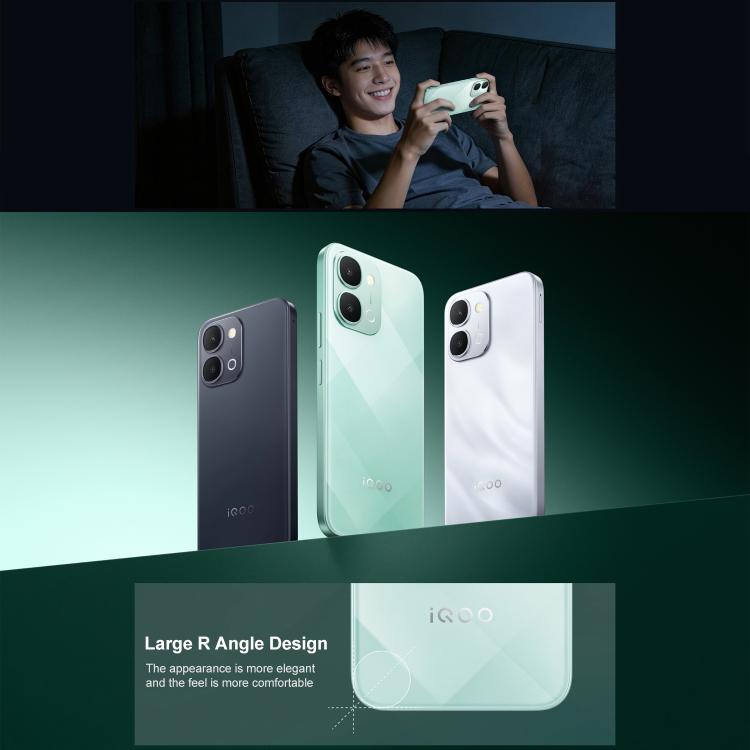 فيفو iQOO Z11x، 8GB+256GB، بصمة جانبية، شاشة 6.76 بوصة أندرويد 16 OriginOS 6 Dimensity 7400 ثماني النواة، OTG، NFC، شبكة: 5G، دعم جوجل بلاي، 8GB+256GB