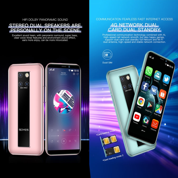 Face Identification, 3.46 inch Android 9.0 MTK6739CW Quad Core up to 1.28GHz, Dual SIM, Bluetooth, WiFi, GPS, Network: 4G, 3GB+64GB