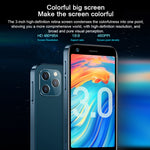 Face Recognition, 3.0 inch Android 9.0 MTK6737M Quad Core up to 1.1GHz, Bluetooth, WiFi, FM, Network: 4G, Dual SIM, 2GB+16GB