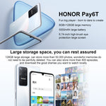 Triple Back Cameras, Side Fingerprint Identification, 5000mAh Battery, 6.74 inch Magic UI 5.0 (Android 11) MediaTek Dimensity 700 Octa Core up to 2.2GHz, Network: 5G, OTG, Not Support Google Play, 8GB+128GB