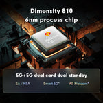 Dual Back Cameras, Side Fingerprint Identification, 5000mAh Battery, 6.58 inch Realme UI 3.0 / Android 12 MediaTek Dimensity 810 Octa Core up to 2.4GHz, Network: 5G, Support Google Play, 12GB+256GB