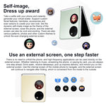 Dual Back Cameras, Side Fingerprint Identification, 6.9 inch + 1.04 inch HarmonyOS 3.0 Snapdragon 778G Octa Core up to 2.42GHz, Network: 4G, OTG, NFC, Not Support Google Play, 128GB Pink, 128GB Mint Green, 128GB Obsidian Black, 128GB Silver