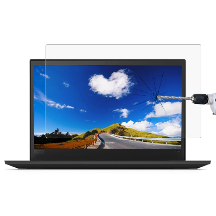فيلم زجاج مقسّى كامل الشاشة بصلابة سطح 9H لجهاز Lenovo ThinkPad E585 مقاس 15.6 بوصة، Lenovo E585