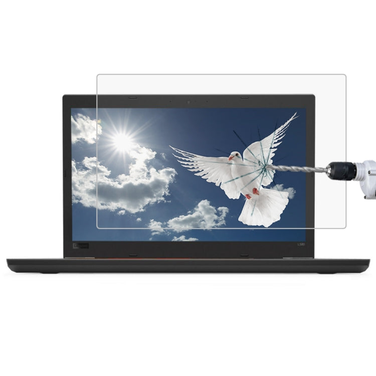 فيلم زجاج مقسى كامل الشاشة بصلابة سطح 9H لجهاز Lenovo ThinkPad L580 مقاس 15.6 بوصة، Lenovo L580