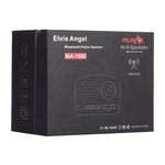 مكبر صوت راديو HiFi بلوتوث رجعي Angel MA-1500 مع ضوء LED ملون، يدعم USB وFM و3.5 مم AUX