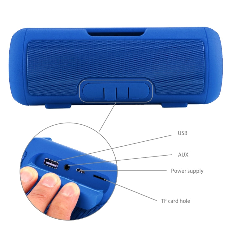 مع ميكروفون مدمج ومقبض، يدعم مكالمات بدون استخدام اليدين وبطاقة TF ومدخل AUX وبنك طاقة، مسافة البلوتوث: 10 أمتار