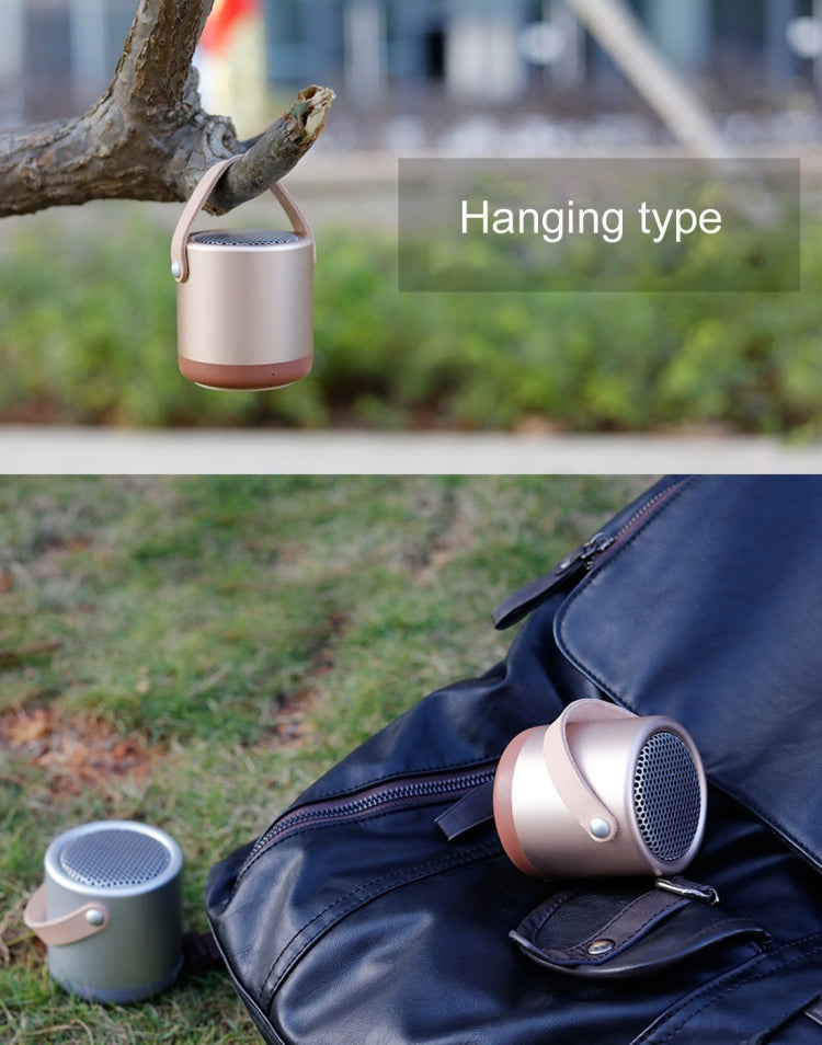 A056  Portable Outdoor Metal Bluetooth V4.1 Speaker with Mic, Support Hands-free & AUX Line In, A056