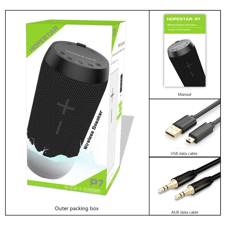 مكبر صوت بلوتوث لاسلكي محمول صغير HOPESTAR P7 على شكل أرنب، ميكروفون مدمج، يدعم AUX / مكالمات بدون استخدام اليدين / FM / TF، P7