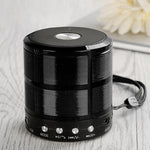 WS-887 Bluetooth Speaker with Lanyard, Support Hands-free Call & FM & U Disk & TF Card & AUX