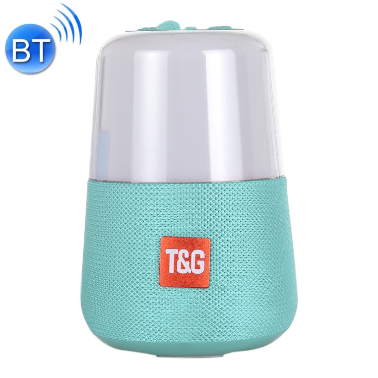 مكبر صوت ستيريو لاسلكي محمول T&G TG168 بتقنية Bluetooth V5.0 مع مقبض، ميكروفون مدمج، يدعم إضاءة LED متوهجة وبطاقة TF وقرص U ومدخل AUX وراديو FM، TG168