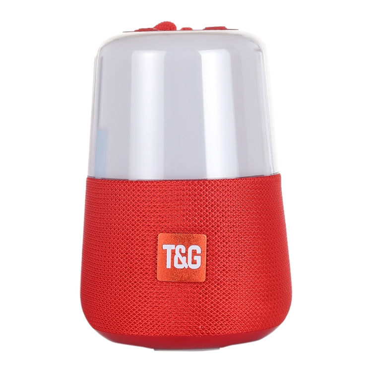مكبر صوت ستيريو لاسلكي محمول T&G TG168 بتقنية Bluetooth V5.0 مع مقبض، ميكروفون مدمج، يدعم إضاءة LED متوهجة وبطاقة TF وقرص U ومدخل AUX وراديو FM، TG168
