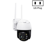 QX36 1080P 3.0MP 3.6mm Lens IP65 Waterproof PTZ 360 Degree Rotating WIFI Camera, Support Day and Night Full Color & Two-way Voice Intercom & Motion Humanoid Detection & Video Playback & 128GB TF Card, AU Plug, QX36