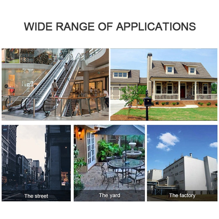 Q10 Outdoor Mobile Phone Remotely Rotate Wireless WiFi 10 Lights IR Night Vision HD Camera, Support Motion Detection Video / Alarm & Recording, UK Plug, Q10 IR Night Vision