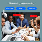 Q10 Outdoor Mobile Phone Remotely Rotate Wireless WiFi 10 Lights IR Night Vision HD Camera, Support Motion Detection Video / Alarm & Recording, UK Plug, Q10 IR Night Vision