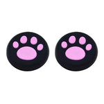 4 PCS Cute Cat Paw Silicone Protective Cover for PS4 / PS3 / PS2 / XBOX360 / XBOXONE / WIIU Gamepad Joystick