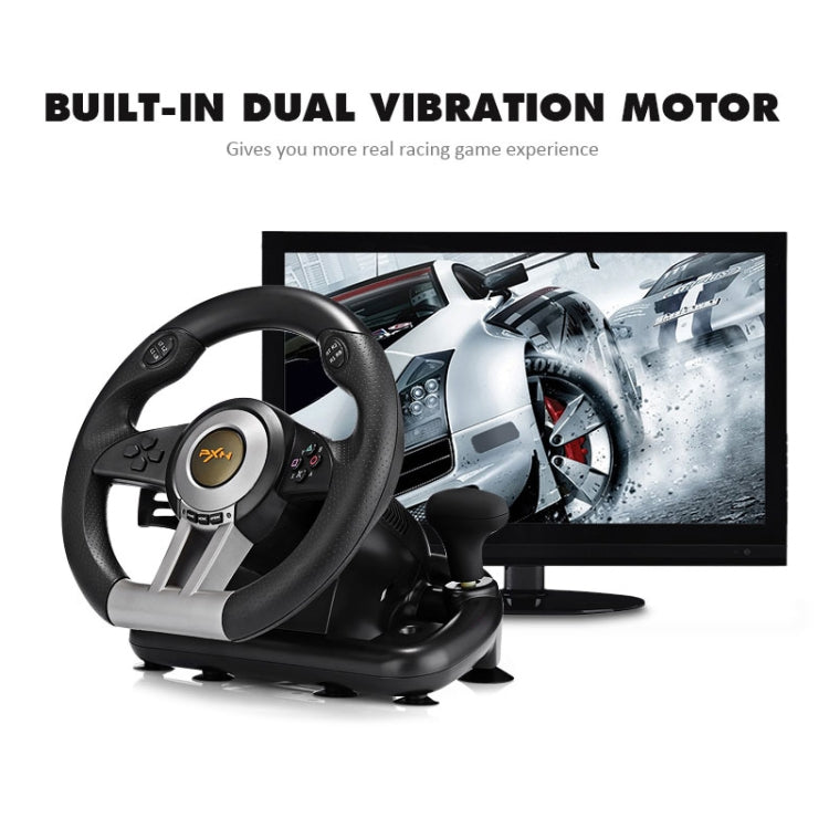 PXN-V3 Racing Game Steering Wheel for PC / PS3 / 4 / xbox one / switch, For PC / PS3 / 4 / xbox one / switch