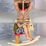 Children Trojan Horse Baby Rocking Horse Rocking Chair Toy, Size: 67x25x54cm, A-003