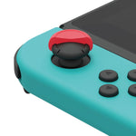 Left + Right Gamepad Rocker Cap Button Cover for Switch, For Switch(Black), For Switch(Blue + Magenta), For Switch(Green+Red), For Switch(Red)