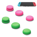Left + Right Gamepad Rocker Cap Button Cover for Switch, For Switch(Black), For Switch(Blue + Magenta), For Switch(Green+Red), For Switch(Red)