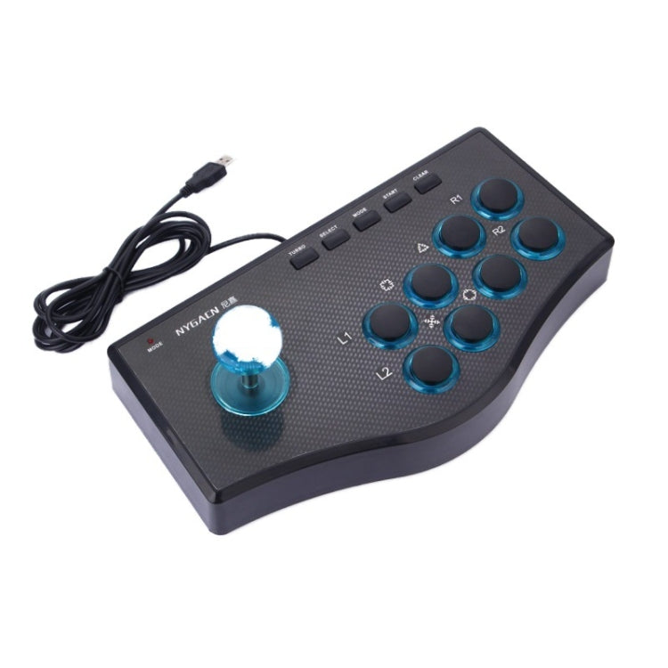 USB Gladiator Street Machine Game Handle Rocker Controller for PC / PS3 / TV Box, USB Handle Rocker