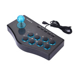 USB Gladiator Street Machine Game Handle Rocker Controller for PC / PS3 / TV Box, USB Handle Rocker