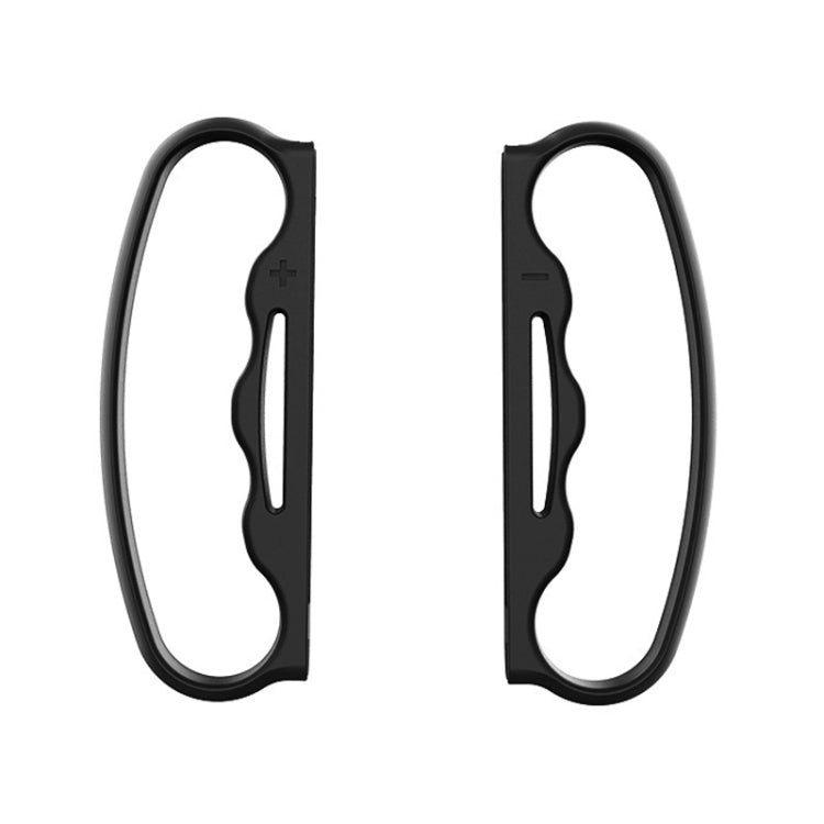 iPlay Small Handle Boxing Grip Gamepad Grip with Strap for Switch Joy-Con, Black, Red