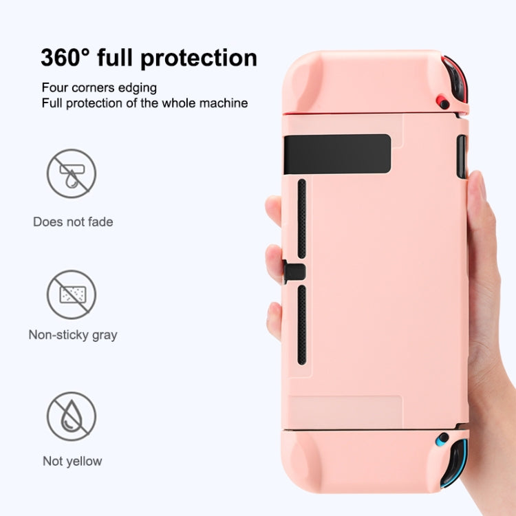 غطاء TPU صلب مقاوم للصدمات بلون نقي لجهاز Nintendo Switch