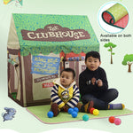 Household Children Printing Play Tent Small Game House with Mat, with Mat (Black White), with Mat (Pink), with Mat (Green), with Mat (Light Pink)