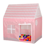 Household Children Printing Play Tent Small Game House, (Black White), (Pink), (Green), (Light Pink)