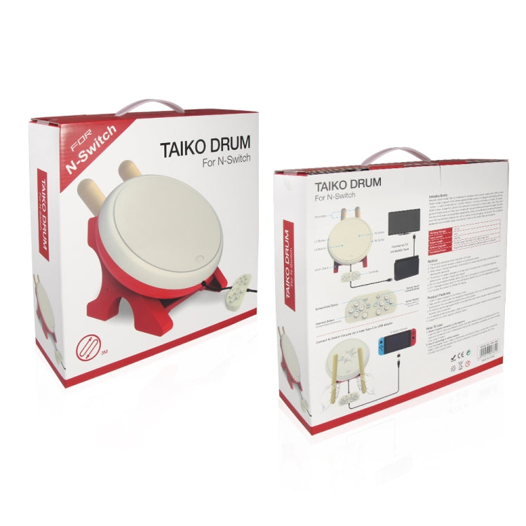 DOBE TNS-1867 Video Game Drum Sticks Controller Taiko Drum Kits for Nintendo Switch, For Nintendo Switch