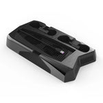 KJH P5-010-2 Multi-function Charging Cooling Fan Base with Storage Tray Bracket For PS5 De / UHD, KJH P5-010-2