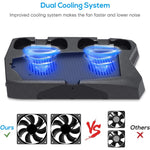 KJH P5-010-2 Multi-function Charging Cooling Fan Base with Storage Tray Bracket For PS5 De / UHD, KJH P5-010-2