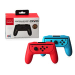 OIVO 2 PCS Left and Right Game Handle Grip Controller for Nintendo Switch Joy-con Grip, Red And Bule