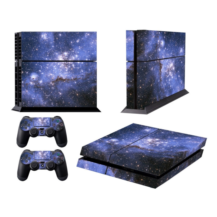 Starry Sky Pattern Fashion Color Protective Film Sticker for Sony PS4, Starry Sky Pattern