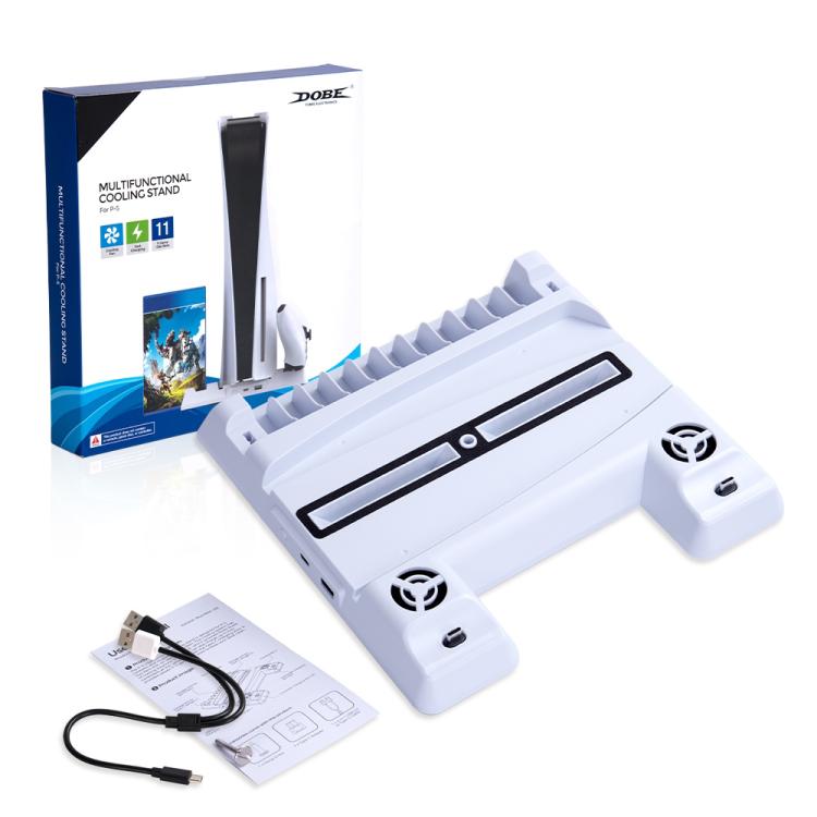 DOBE TP5-0593 Multi-function Stand With Game Disc Storage For PS5, TP5-0593