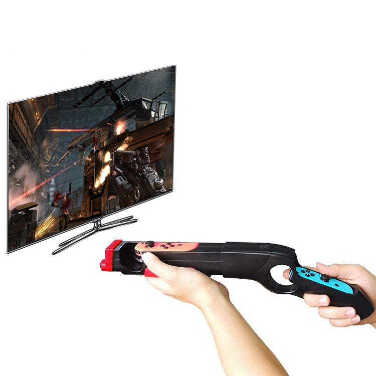 iplay HBS-122 Shooting Game Gun Handle Holder for Nintendo Switch Joy-Con, HBS-122