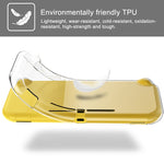 Shockproof TPU Transparent Crystal Soft Protective Case for Switch Lite, For Switch Lite