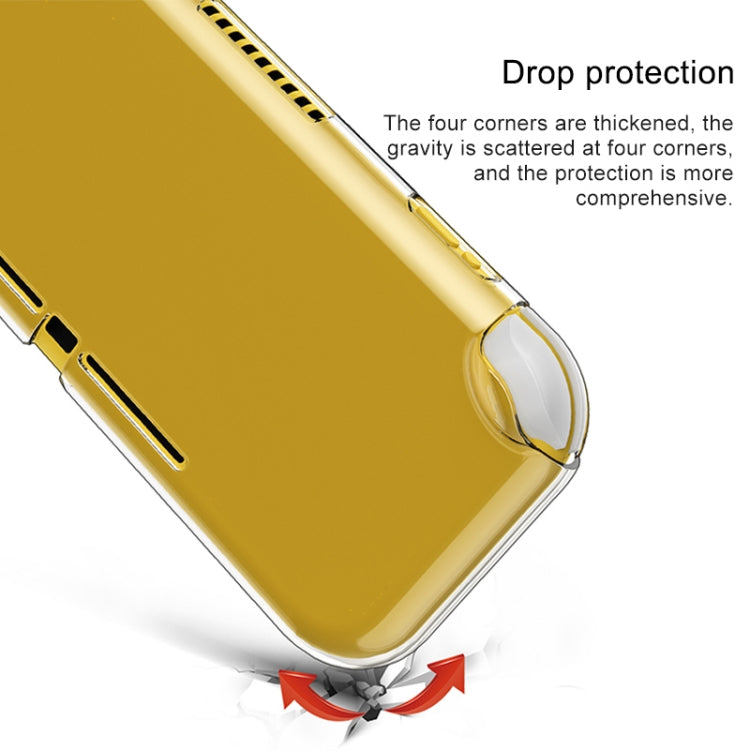 Shockproof TPU Transparent Crystal Soft Protective Case for Switch Lite, For Switch Lite
