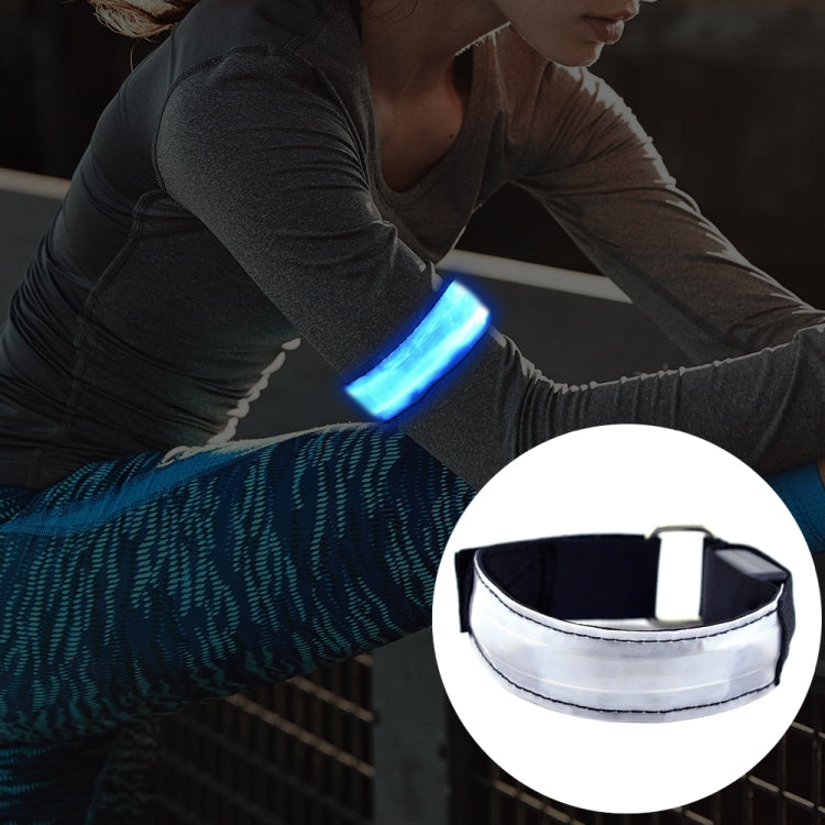 LED Flash Safety Reflective Nylon Light Rechargeable Sports Wrist Belt, Rechargeable Green, Rechargeable Blue, Rechargeable Red, Rechargeable Yellow