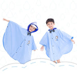Age Above 3 Kids British Style Cartoon Reusable Cloak Raincoat Hoodies, Size: XXL