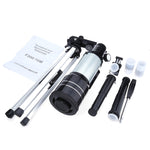 F30070M Portable Professional High Definition High Times Espace Astronomical Telescope Spotting Scope with Tripod(Silver), F30070M